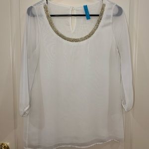 Francesca’s White Blouse
